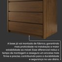 Ver mais imagens de Cômoda 4 Gavetas Sofisticado em MDF Paolo Marrom/Ambar