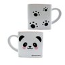 Caneca Cubo Panda Cerâmica 300ml Zona Criativa - 1