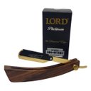 Ver imagem 2 de Kit Navalhete Navalha Profissional Cabo Madeira + 50 Lâminas