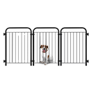 Ver imagem 2 de Cercado Pet Cachorro Dobrável Portátil 3 Módulos Segurança Preto
