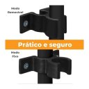 Ver imagem 7 de Cercado Pet Cachorro Dobrável Portátil 3 Módulos Segurança Preto