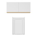 Ver imagem 5 de Conjunto Lavanderia Multiuso Armário e Mesa Dobrável Multimóveis MP5018 Branco