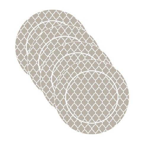 Sousplat Arabic Fendi - 4 Peças - sem Base