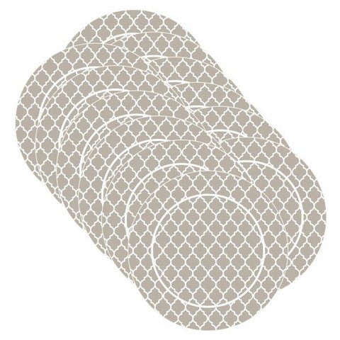 Sousplat Arabic Fendi - 12 Peças - sem Base
