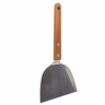 Espatula de Metal Aço Inox Cabo de Madeira Cozinha Lanches Profissional 12cm - 6