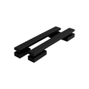 Ver imagem 1 de Puxador para Porta Home Duplo 600mm Preto Zen Design