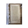 Tapete Beira de Cama Dupla Face com Franja 80x160cm: Mostarda e Cru - 3