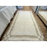 Tapete Beira de Cama Dupla Face com Franja 80x160cm: Mostarda e Cru - 5