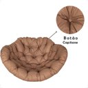 Ver imagem 4 de Almofada Confortável Futon para Balanço Ninho - Lisato Camurça