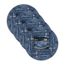 Ver imagem 1 de Sousplat Jeans Calça - 4 Peças - com Base