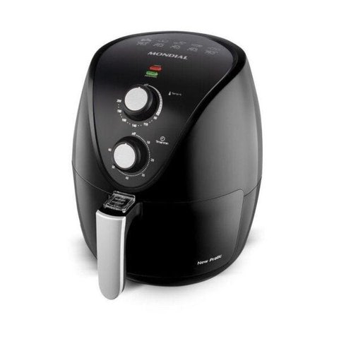 Fritadeira Elétrica Sem Óleo Air Fryer Mondial New Pratic AF31 3,5 L Preto 220v