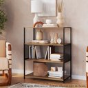Ver mais imagens de Rack 180 Cm 2 Pt Estante 77 Cm Industrial 27x24 Mell Preto Pp