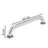 KIT COM DUAS UNIDADES BARRA DE APOIO JMS-790 32MM - 40 CM - AÇO INOX - GUARDIAN - 2