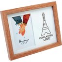 Ver imagem 1 de ZOLA PORTA-RETRATOS 8X13 22x18x2cm MDF BEGE