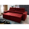 Sofá Retrátil/Reclinável Arizona 2,30m Suede Velut Vermelho - King House - 1