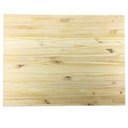 Ver imagem 3 de Tampo de Mesa ou Bancada de Madeira Maciça de Pinus Tratado 50x70 Centímetros - Natural Único