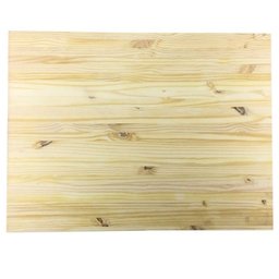 Tampo de Mesa ou Bancada de Madeira Maciça de Pinus Tratado 50x70 Centímetros - Natural Único - 3