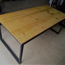 Ver imagem 2 de Tampo de Mesa ou Bancada de Madeira Maciça de Pinus Tratado 50x70 Centímetros - Natural Único