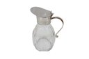 Ver imagem 3 de Jarra Vidro Trabalhado Tampa Alça Metal Niquelado 1,5L 15x12x23cm