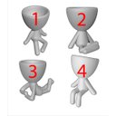 Ver imagem 5 de Kit 4 Robert Plant/Bob Vasos Para Suculentas E Cactos Mini. Na Cor Branca