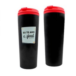Copo Viagem Eu Te Amo E Ponto Final 450ml Zona Criativa - 1