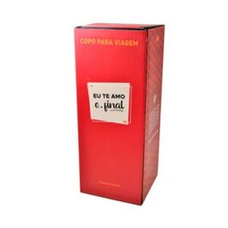 Copo Viagem Eu Te Amo E Ponto Final 450ml Zona Criativa - 2