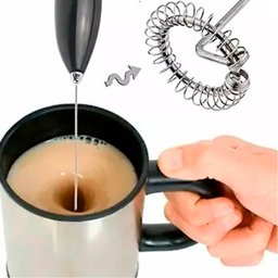 Misturador Portátil Mini Mixer Batedor de Café e Bebidas Cremosas:roxo - 7