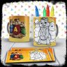 Kit Caneca para pintar Alvin e os Esquilos + Jogo de Canetinhas Laváveis - 1