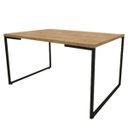 Ver imagem 3 de Mesa de Jantar Veneza Industrial Nature com 4 Cadeiras Eiffel Charles Eames Branco/Preto - Doce