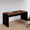 Ver imagem 7 de Mesa Diretor Start Pé Painel 170 cm Marrom/Preto Gebb Work