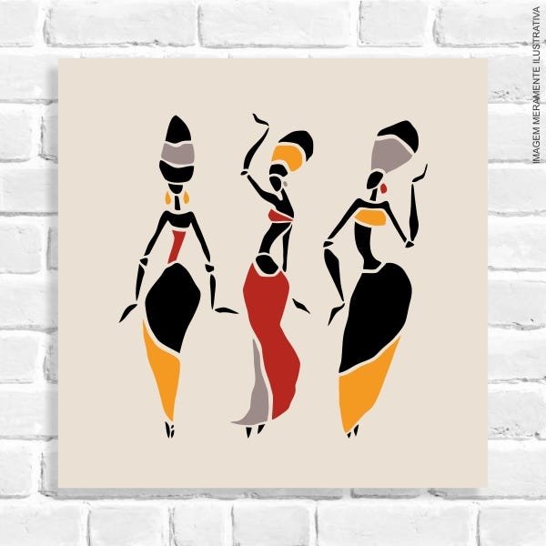Quadro Decorativo Dançarinas Africanas - 2