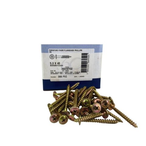 Parafuso para Madeira Flangeado 5.0 X 45 Phillips 300 Pç