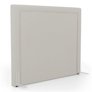 Cabeceira Cama Box Queen Size Alba 160cm com Frame Linho Bege - Desk Design