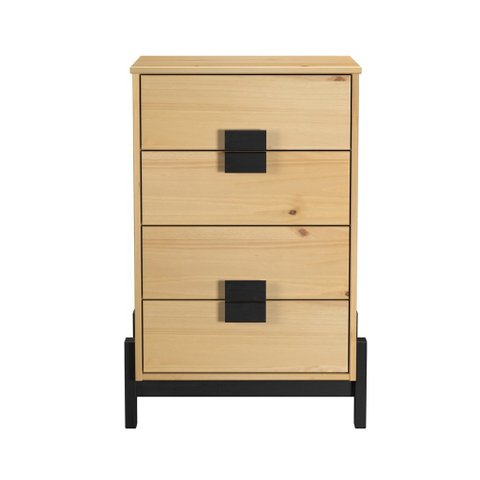 Mesa de Cabeceira Quarto 81cm 04 Gavetas | Alla