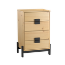 Ver imagem 5 de Mesa de Cabeceira Quarto 81cm 04 Gavetas | Alla