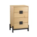 Ver imagem 2 de Mesa de Cabeceira Quarto 81cm 04 Gavetas | Alla