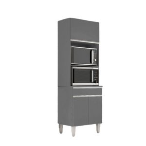 Armário Paneleiro Andréia Torre Quente Multiuso Cozinha Ajl Móveis