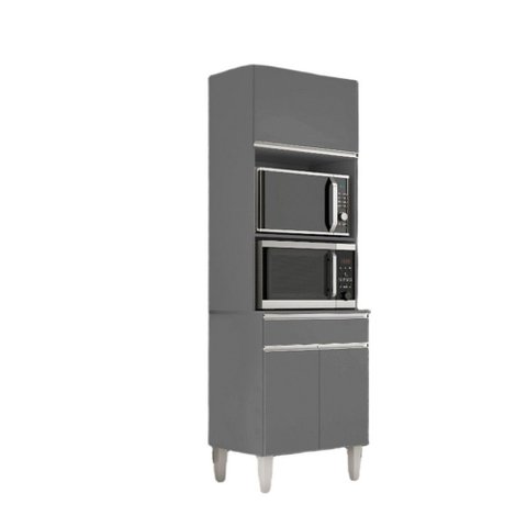 Armário Paneleiro Andréia Torre Quente Multiuso Cozinha Ajl Móveis