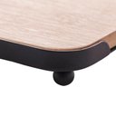 Ver imagem 6 de Bandeja Retangular de Bambu com Moldura de Metal 30x10x2cm 7971 - Lyor