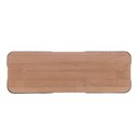 Ver imagem 5 de Bandeja Retangular de Bambu com Moldura de Metal 30x10x2cm 7971 - Lyor