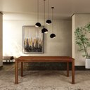 Ver imagem 1 de Mesa de Jantar Retangular 180cm 1555ne Nature Madeira Rústico Escuro Finestra