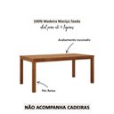 Ver imagem 3 de Mesa de Jantar Retangular 180cm 1555ne Nature Madeira Rústico Escuro Finestra