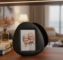 Ver imagem 2 de Decoração Porta Retrato Courino Casco Preto Goods Br 665038