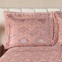 Ver imagem 3 de Kit Cobre Leito Toscano Micropercal Dupla Face King 05 Peças - Rosê