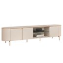 Ver imagem 2 de Rack para Sala de Estar TV 75 pol Orgânico Harper D05 Off White - Lyam Decor