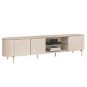 Ver imagem 1 de Rack para Sala de Estar Tv 75 Pol Orgânico Harper D05 Off White - Lyam Decor