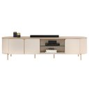 Ver imagem 6 de Rack para Sala de Estar TV 75 pol Orgânico Harper D05 Off White - Lyam Decor