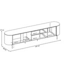 Ver imagem 4 de Rack para Sala de Estar TV 75 pol Orgânico Harper D05 Off White - Lyam Decor