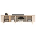 Ver imagem 5 de Rack para Sala de Estar TV 75 pol Orgânico Harper D05 Off White - Lyam Decor