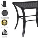 Ver imagem 4 de Mesa de Centro Garden em Alumínio e Fibra Sintética Trama Original